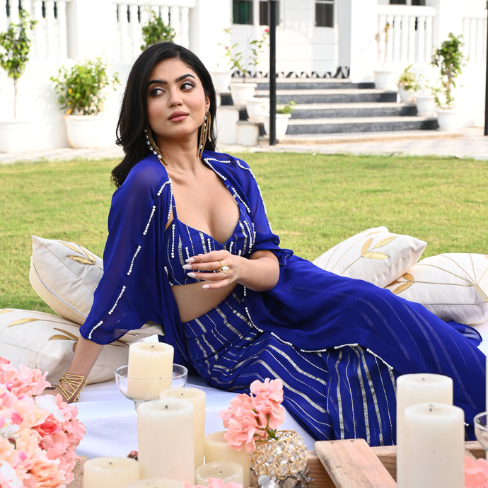 Cobalt Radiance Co-ord Set